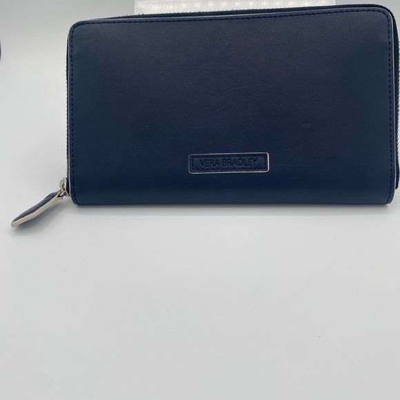 Vera Bradley Midnight Blue Zip Wallet - Picture 2 of 7